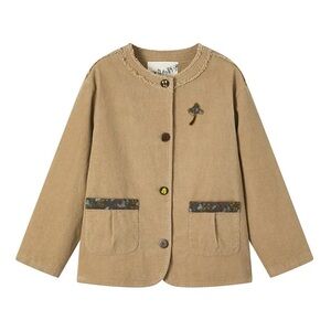 Jacket with Embroidered Detail